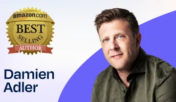Damien Adler with Amazon Best Seller badge
