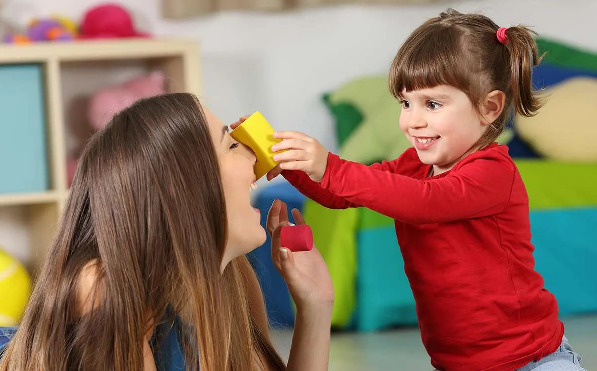 Child speech therapy session at Acorn Autism