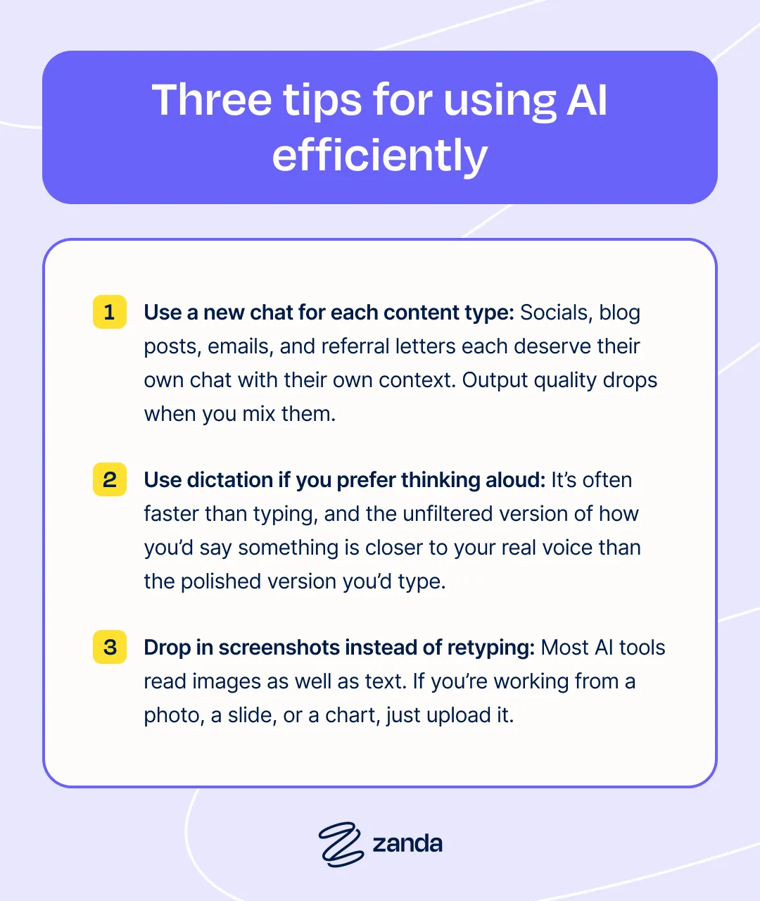 Three tips for using AI tools for therapists efficiently