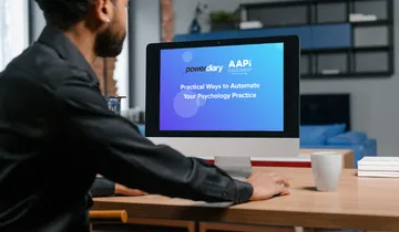 AAPi webinar promo: Automate Your Psychology Practice
