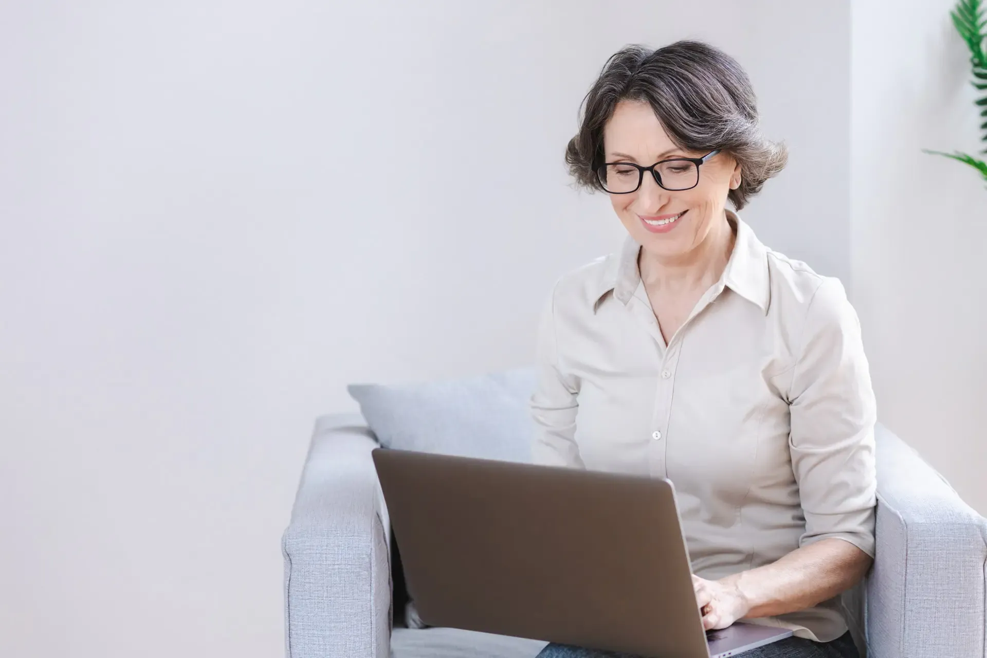 Electronic health records on a screen