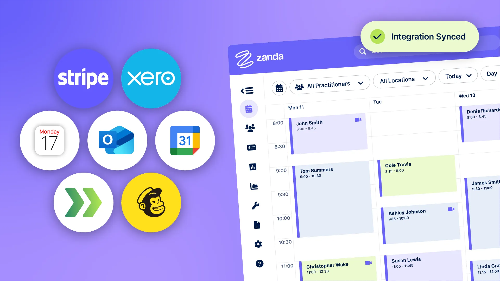 Zanda Integrations screenshot