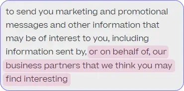 Halaxy permitted purposes of use policy screenshot 2