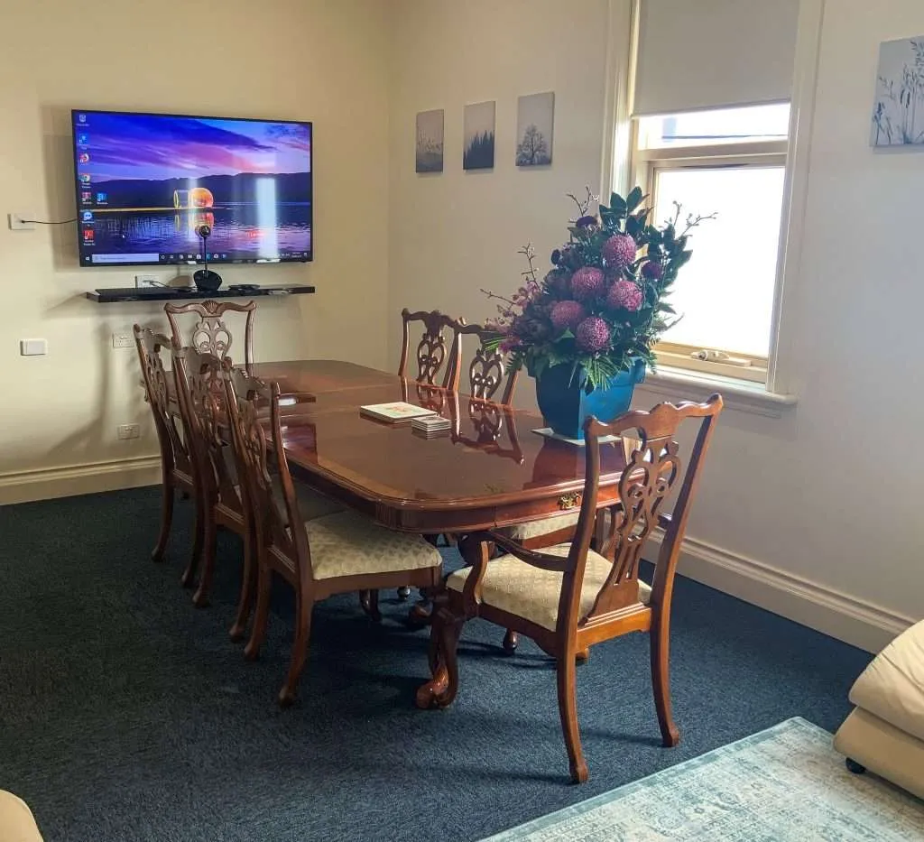 Hargan Psychology video conferencing room