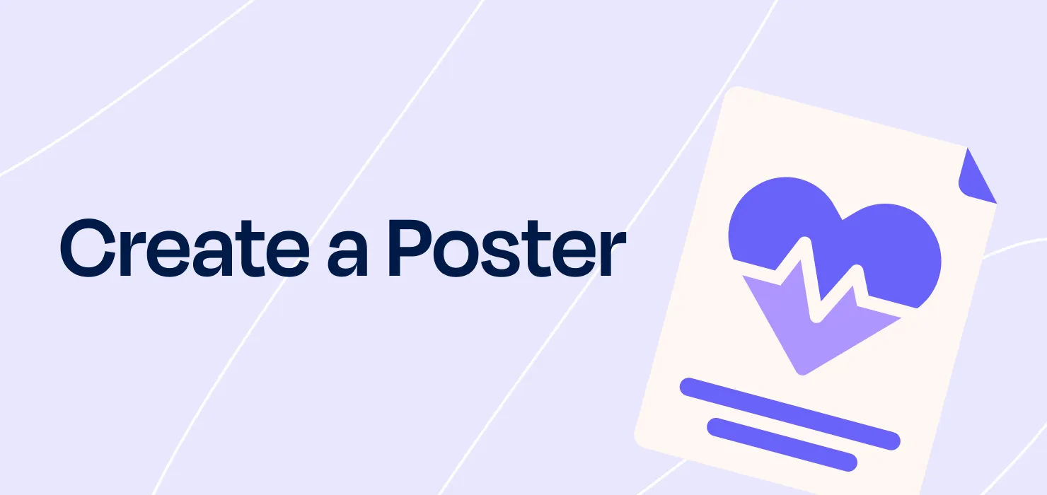 7. Create a health tips poster for waiting rooms