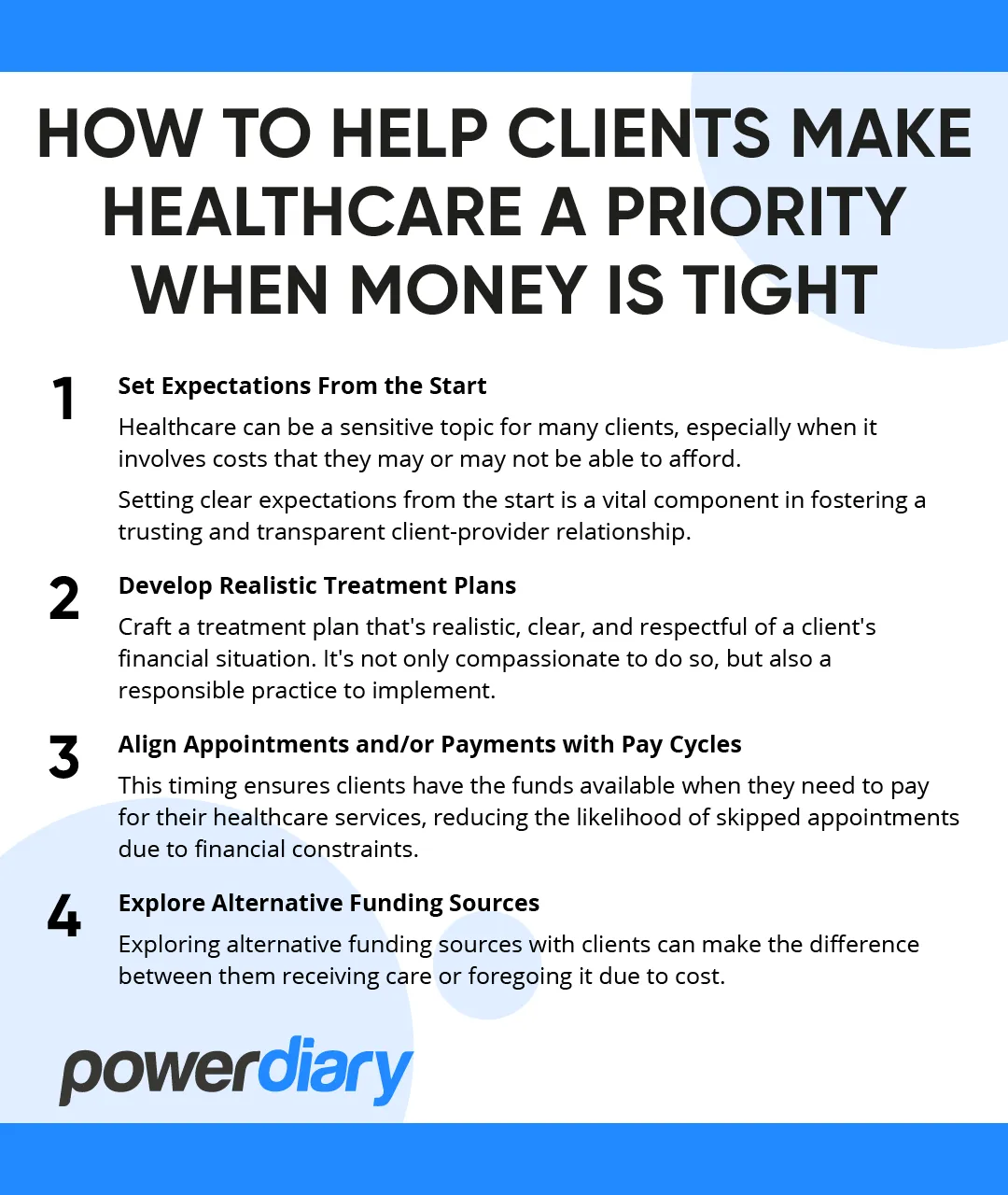 Make Clients Make Healthcare Priority On Tight Budget