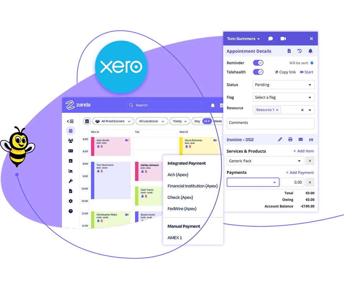 Zanda and Xero accounting integration overview