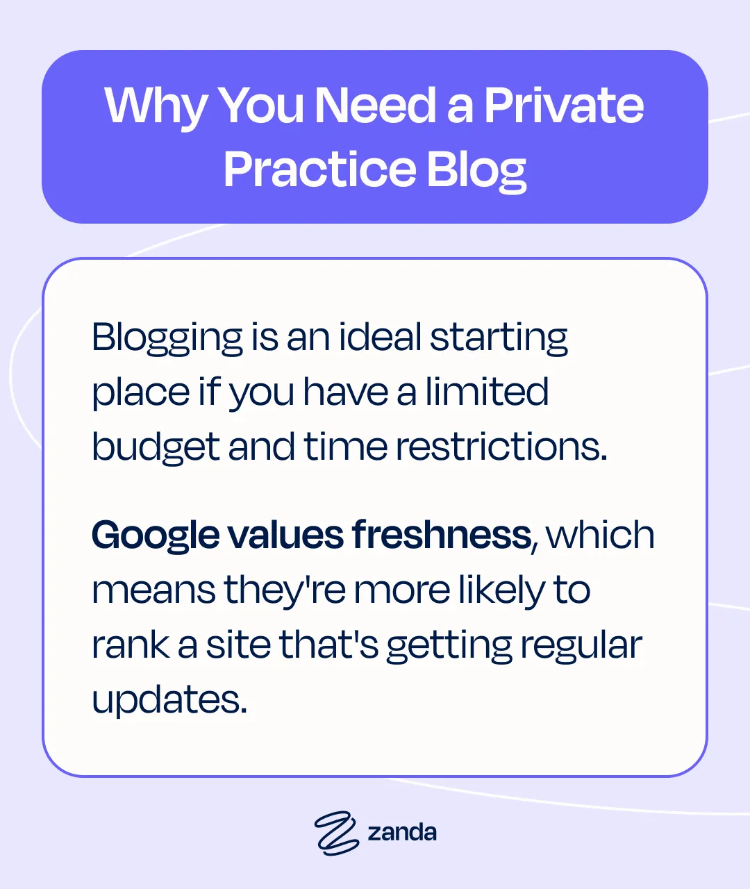 Why you need a private practice blog