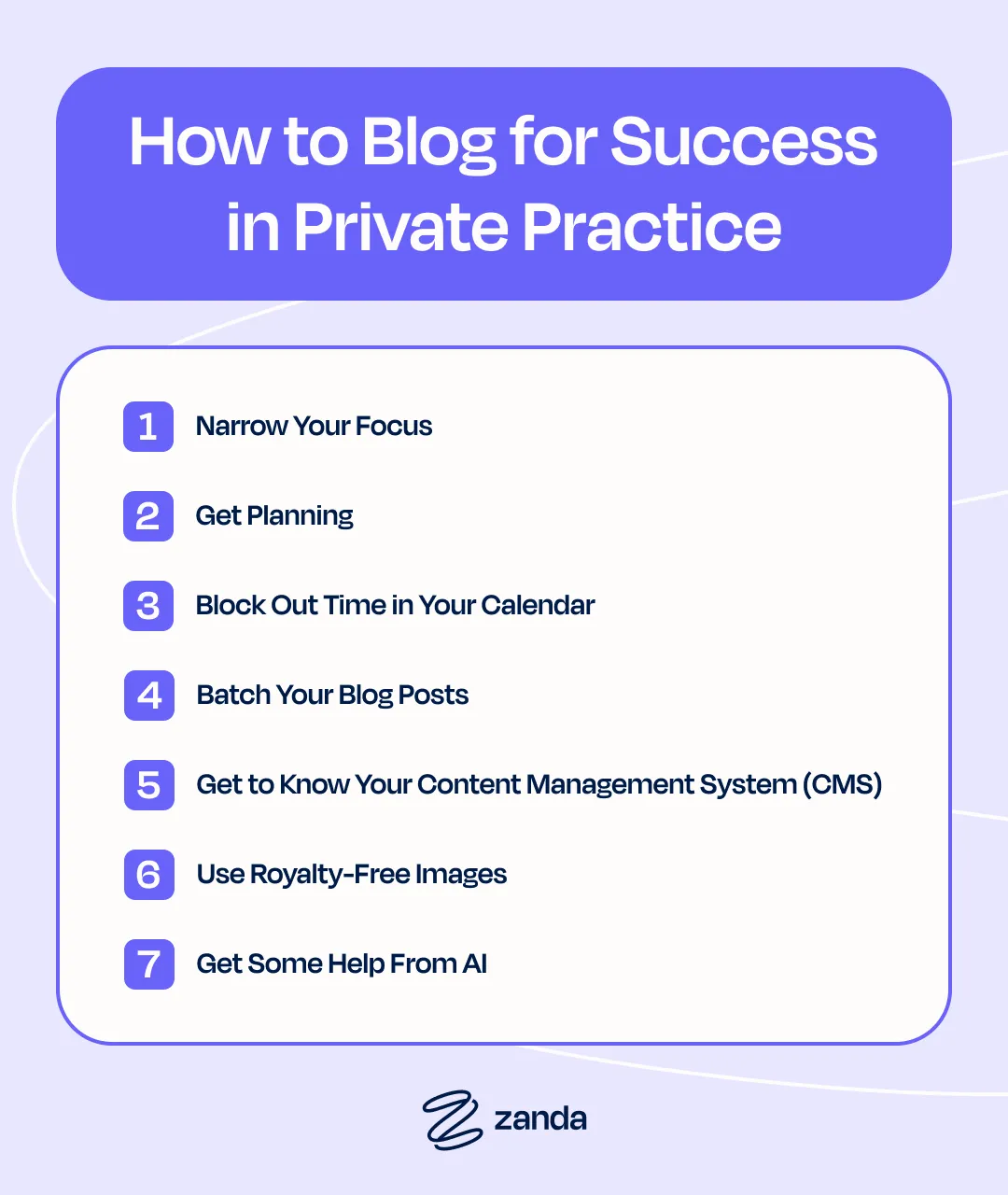 How to blog for success in private practice