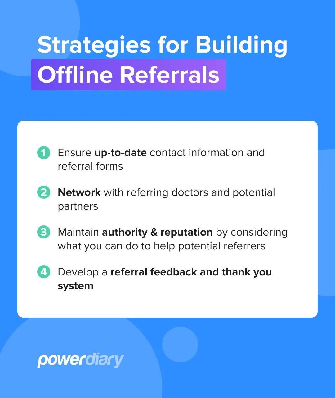 Strategies For Building Offline Referrals