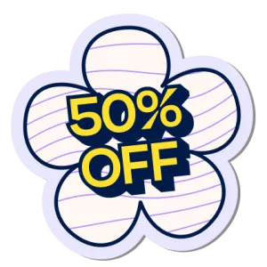 50% off
