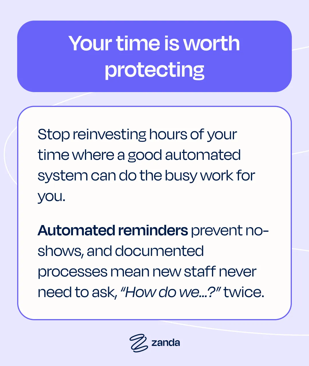 Your time is worth protecting